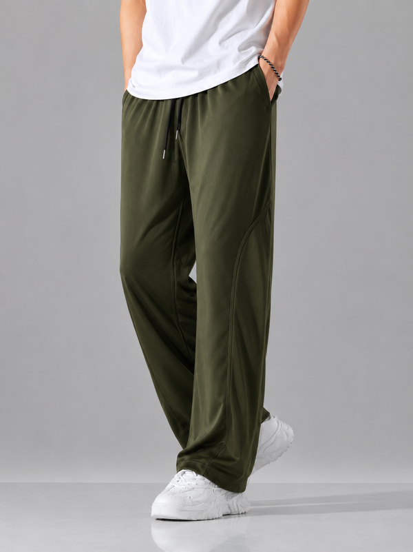 Arc Panel Baggy Trousers – Premium Micron Fabric | AATISHWEAR
