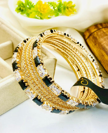 Gold Plated Full Zircon Choriyan Set for Women