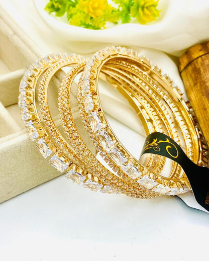 Gold Plated Full Zircon Choriyan Set for Women