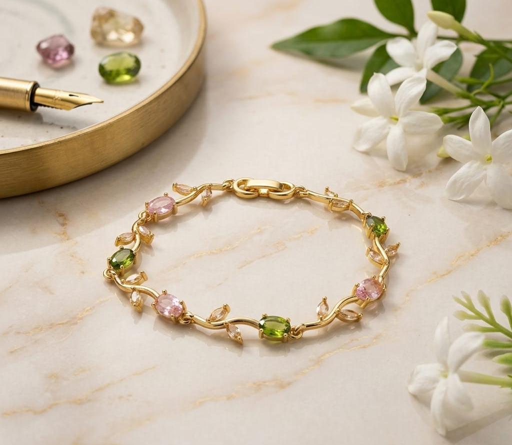 Tulip Bracelet – Elegant Floral Bracelet for Girls & Women | Comes in Beautiful Gift Box