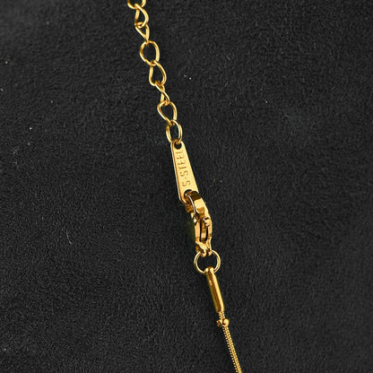 Gold Heart Stainless Steel Pendant Necklace for Women