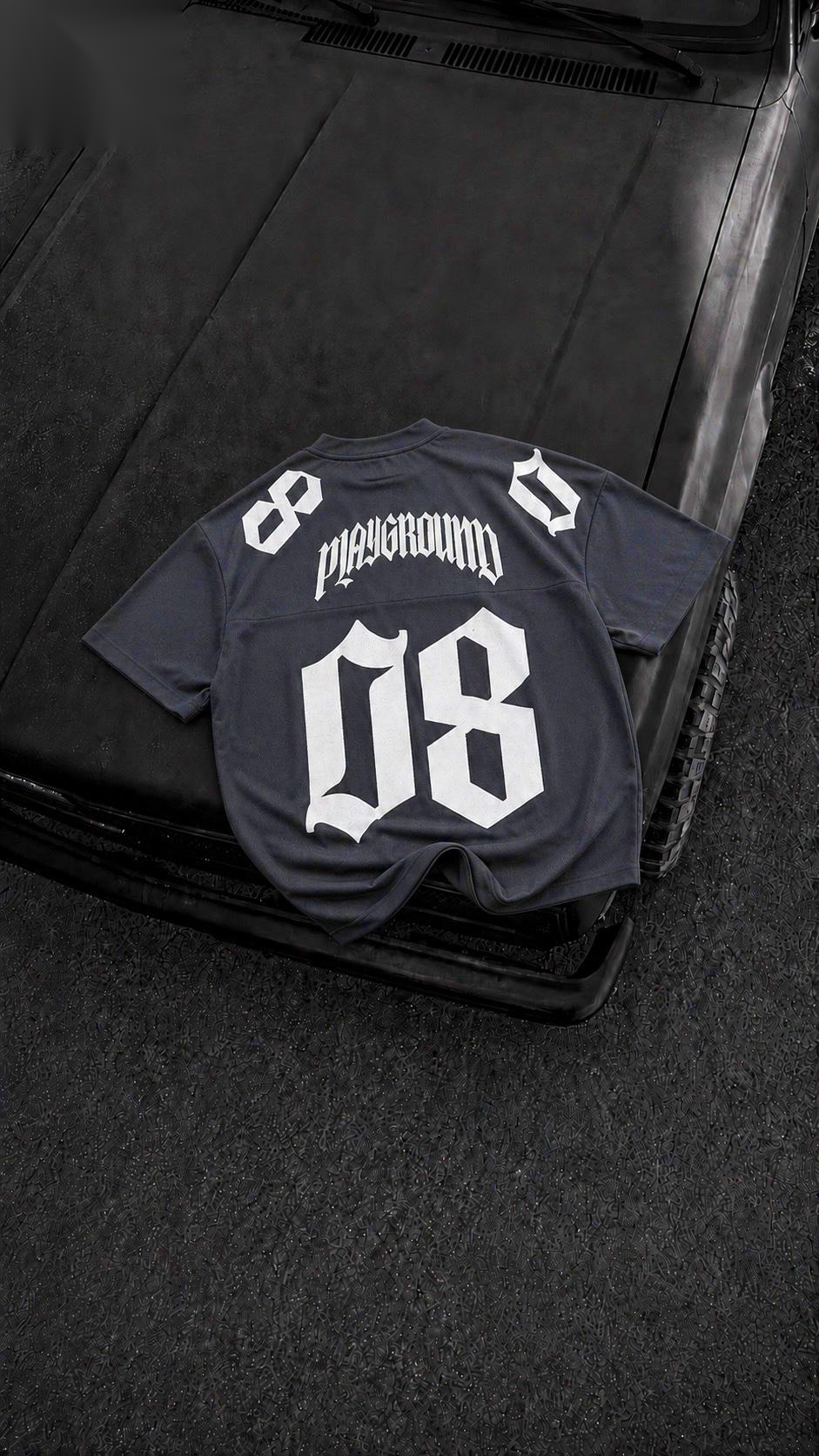 Playground 08 Oversized Jersey T-Shirt