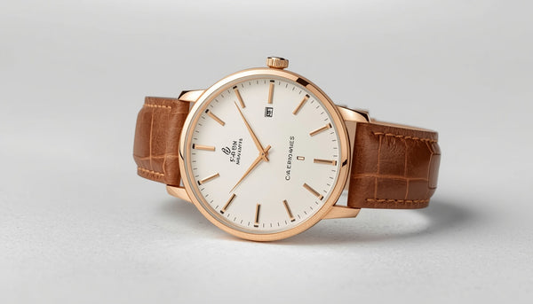 Brown Leather Classic Men's Watch