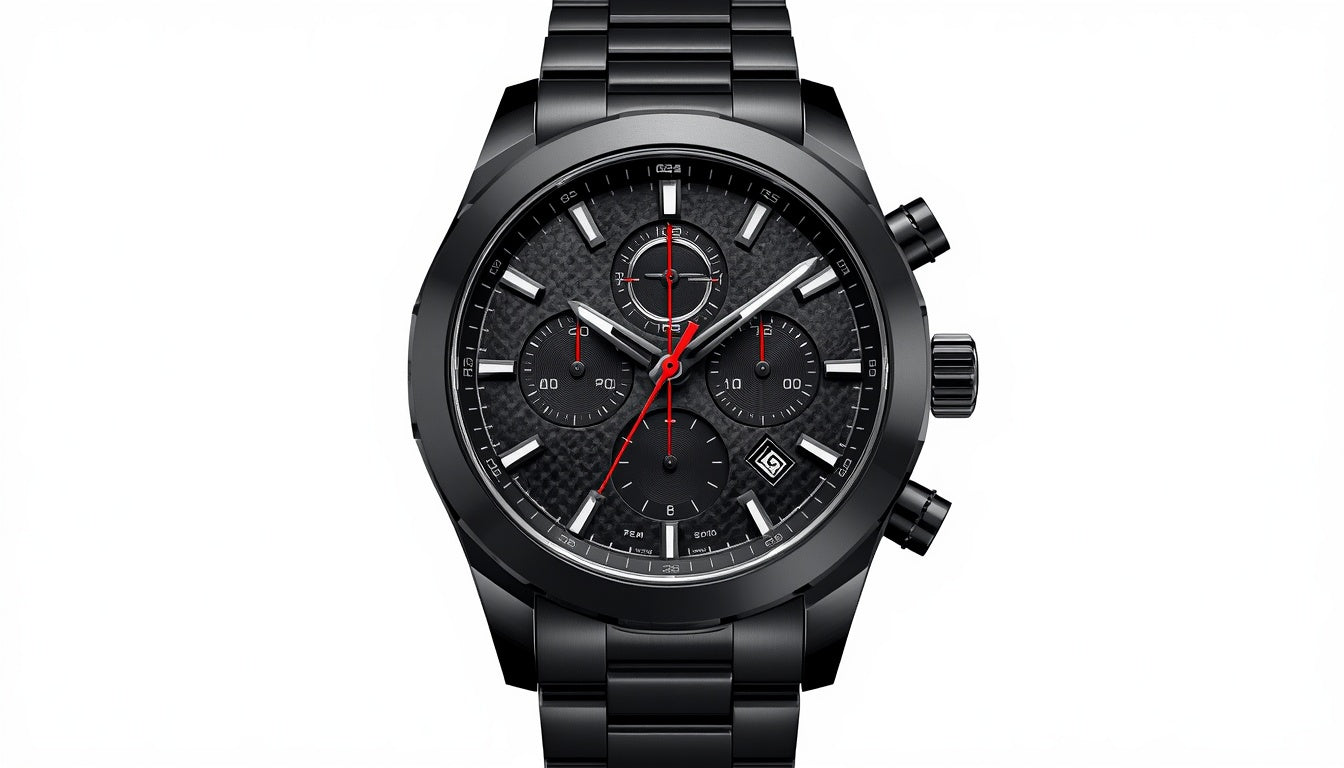 Black Chronograph Men's Watch