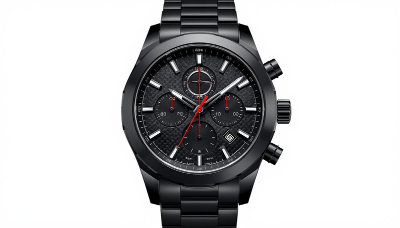 Black Chronograph Men's Watch