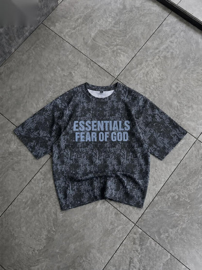Oversized Distressed Print T-Shirt | Streetwear Style Tee