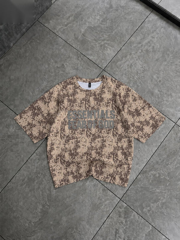 Oversized Distressed Print T-Shirt | Streetwear Style Tee